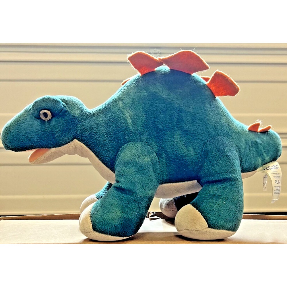 Build‎ A Bear 16" Green Dinosaur Plush Stuffed Animal | Stegosaurus